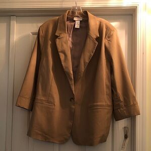 Women's Tan Blazer